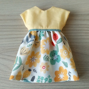 Paola Reina vanília sárga ruha  - játék & sport - baba & babaház - játékbaba, babakellék - Meska.hu