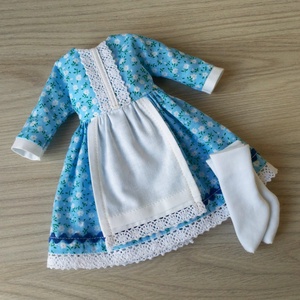 Világoskék néptáncos ruha Paola Reina babáknak - játék & sport - baba & babaház - játékbaba, babakellék - Meska.hu