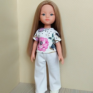 Bő szárú nadrág két felsővel Paola Reina babáknak - játék & sport - baba & babaház - játékbaba, babakellék - Meska.hu