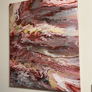 Színörvény 40 cm X 50 cm - otthon & életmód - dekoráció - kép & falikép - vászonkép - Meska.hu