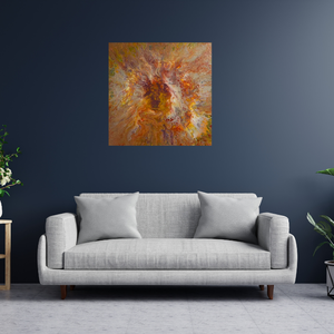 Napfény csókja 40 cm X 40 cm, Otthon & Életmód, Dekoráció, Kép & Falikép, Vászonkép, Festészet, MESKA