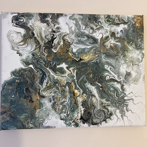 Moha és márvány I. 30 cm X 25 cm - otthon & életmód - dekoráció - kép & falikép - vászonkép - Meska.hu