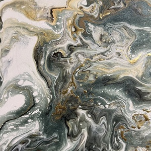 Moha és márvány II. 30 cm X 25 cm - otthon & életmód - dekoráció - kép & falikép - vászonkép - Meska.hu