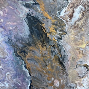 Aranypor a szélben 100 cm X 70 cm - otthon & életmód - dekoráció - kép & falikép - vászonkép - Meska.hu