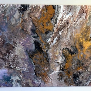 Aranypor a szélben 100 cm X 70 cm - otthon & életmód - dekoráció - kép & falikép - vászonkép - Meska.hu
