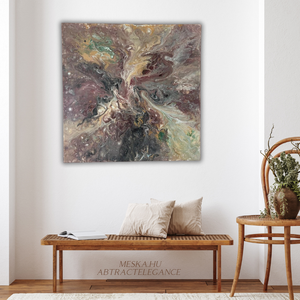 Kozmikus örvény 50 cm X 50 cm - otthon & életmód - dekoráció - kép & falikép - vászonkép - Meska.hu