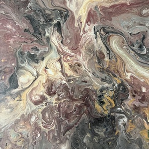 Kozmikus örvény 50 cm X 50 cm - otthon & életmód - dekoráció - kép & falikép - vászonkép - Meska.hu