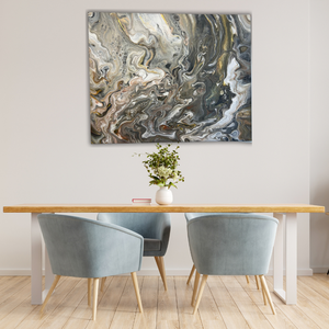 Földanya lélegzete 60 cm X 40 cm, Otthon & Életmód, Dekoráció, Kép & Falikép, Vászonkép, Festészet, MESKA