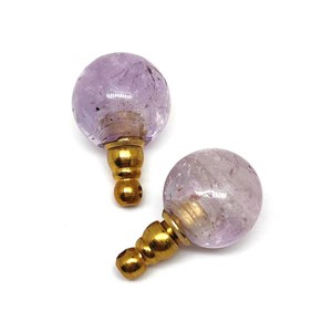 Parfümtartó ametiszt golyó 14mm, Kellékek & szerszámok, Ásvány alapanyag, , MESKA