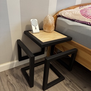 Különleges éjjeliszekrény, sarokasztal, egyedi virágtartó. - otthon & életmód - bútor - asztal - Meska.hu