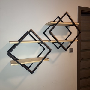 Kocka formájú 2 polcos falipolc  - otthon & életmód - bútor - polc - Meska.hu