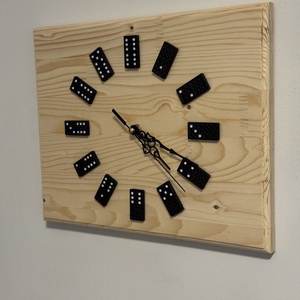 Dominó Falióra - otthon & életmód - dekoráció - fali és függő dekoráció - falióra & óra - Meska.hu