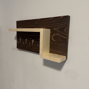 Kontrasztos Z fali kulcstartó! - otthon & életmód - dekoráció - fali és függő dekoráció - fali kulcstartó - Meska.hu