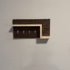 Kontrasztos Z fali kulcstartó! - otthon & életmód - dekoráció - fali és függő dekoráció - fali kulcstartó - Meska.hu