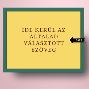 Karácsonyi üveg címke rajzolt várossal -  - Meska.hu
