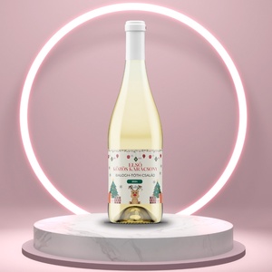 Karácsonyi üveg címke szarvasos, , , MESKA