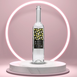Körte pálinka - öntapadós üveg címke - fekete alapon körtékkel és információs blokkal, Élelmiszer, Alkoholos italok, , MESKA