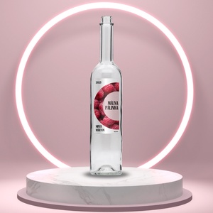 Málna pálinka - öntapadós üveg címke - félkör mintával , Élelmiszer, Alkoholos italok, , MESKA
