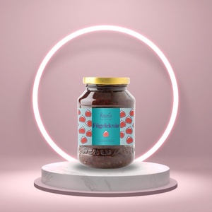 Fügelekvár - öntapadós üveg címke - pop-art fügékkel , Élelmiszer, Lekvár, , MESKA