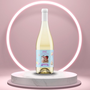 Születésnapi öntapadós üveg címke - nyalókával és kastéllyal, Élelmiszer, Alkoholos italok, , MESKA