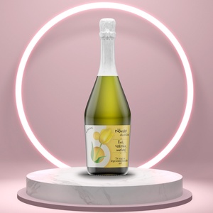 Nő napi üveg címke - sárga tulipánnal - élelmiszer - alkoholos italok - Meska.hu