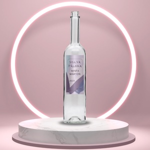 Szilva pálinka - öntapadós üveg címke - lila ecsetvonásokkal , Élelmiszer, Alkoholos italok, , MESKA