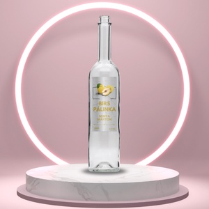 Birs pálinka - öntapadós üveg címke - geometrikus birsekkel, Élelmiszer, Alkoholos italok, , MESKA