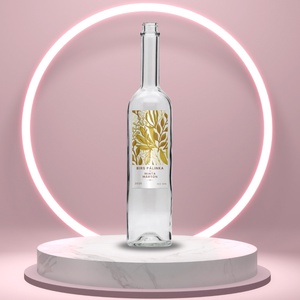 Birs pálinka - öntapadós üveg címke - rajzolt botanikai elemekkel, Élelmiszer, Alkoholos italok, , MESKA