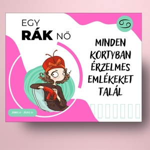 Horoszkópos öntapadós üveg címke - Rák nő - élelmiszer - alkoholos italok - Meska.hu