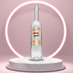 Homoktövis pálinka - öntapadós üveg címke - rajzolt homoktövissel és magyar zászlóval, Élelmiszer, Alkoholos italok, , MESKA