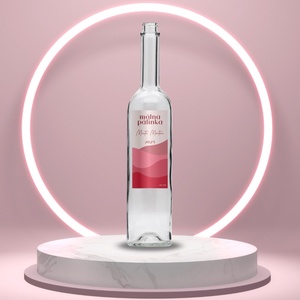 Málna pálinka - öntapadós üveg címke - egymásba hajló árnyalatokkal, Élelmiszer, Alkoholos italok, , MESKA