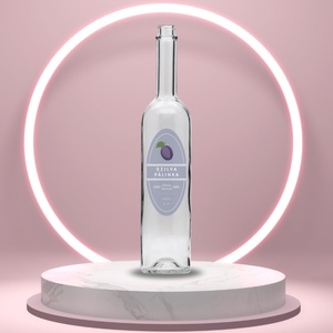 Szilva pálinka - öntapadós üveg címke - vintage stílusú illusztrációval , Élelmiszer, Alkoholos italok, , MESKA