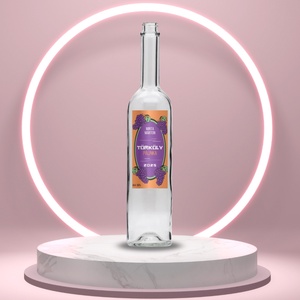 Törköly pálinka - öntapadós üveg címke -  fekete szőlő rajzzal , Élelmiszer, Alkoholos italok, , MESKA