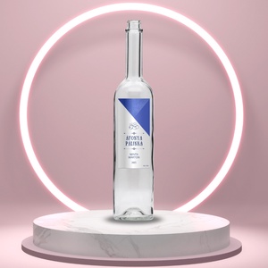 Áfonya pálinka - öntapadós üveg címke -   textúrált háromszöggel, Élelmiszer, Alkoholos italok, , MESKA
