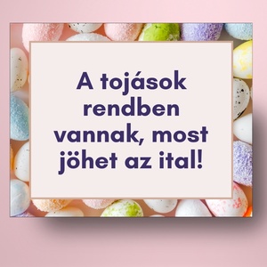 Húsvéti öntapadós üveg címke - színes textúrált tojásokkal - élelmiszer - alkoholos italok - Meska.hu
