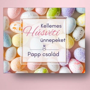 Húsvéti öntapadós üveg címke - színes textúrált tojásokkal - élelmiszer - alkoholos italok - Meska.hu