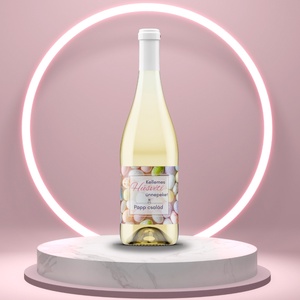 Húsvéti öntapadós üveg címke - színes textúrált tojásokkal, Élelmiszer, Alkoholos italok, , MESKA