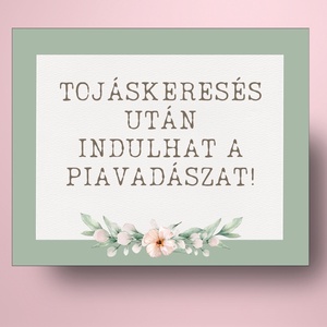 Húsvéti öntapadós üveg címke - nyuszikkal textúrált papírhatáson - élelmiszer - alkoholos italok - Meska.hu