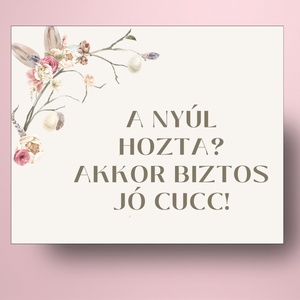 Húsvéti öntapadós üveg címke - nyuszifüles koszorúval - élelmiszer - alkoholos italok - Meska.hu