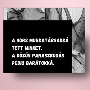 Rövid üzenetek üveg címke - a sors munkatársakká - élelmiszer - alkoholos italok - Meska.hu