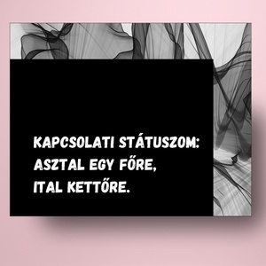 Rövid üzenetek üveg címke - kapcsolati státuszom - élelmiszer - alkoholos italok - Meska.hu
