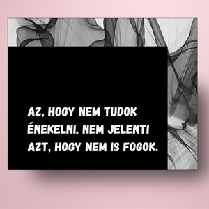 Rövid üzenetek üveg címke -  az, hogy nem tudok énekelni  - élelmiszer - alkoholos italok - Meska.hu