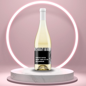 Rövid üzenetek üveg címke -  nyugdíjas vagyok, Élelmiszer, Alkoholos italok, , MESKA