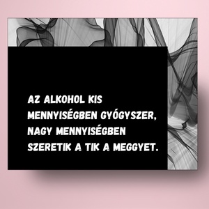 Rövid üzenetek üveg címke -   az alkohol kis mennyiségben - élelmiszer - alkoholos italok - Meska.hu