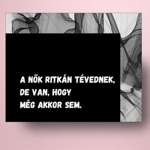Rövid üzenetek üveg címke - a nők ritkán tévednek - élelmiszer - alkoholos italok - Meska.hu