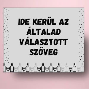Legénybúcsú öntapadós üveg címke - igen, akarom - esküvő - legénybúcsú - Meska.hu