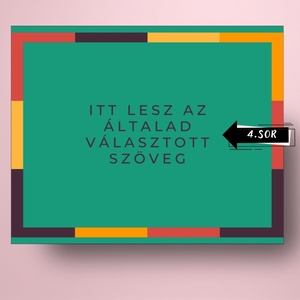 Karácsonyi üveg címke  - mozaikos -  - Meska.hu