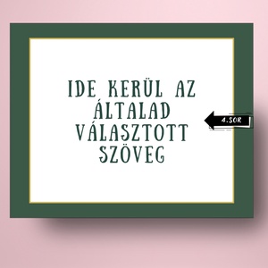 Karácsonyi üveg címke  - színes figurás -  - Meska.hu