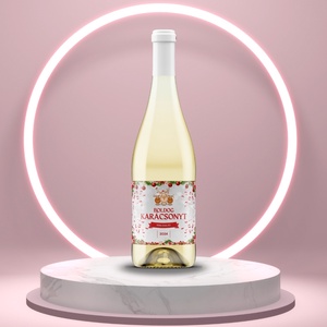 Karácsonyi üveg címke  - három szarvassal, Élelmiszer, Öntapadós címke, , MESKA