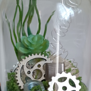 Steampunk asztali dísz - 12 - esküvő - dekoráció - asztaldísz - Meska.hu